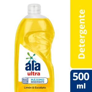 ALA CONCENTRADO DETERGENTE x 500ml LIMON